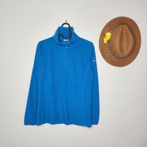 Columbia Size S Blue Quarter-Zip Pullover
